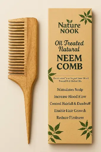 Wide (kacchi Neem comb) 